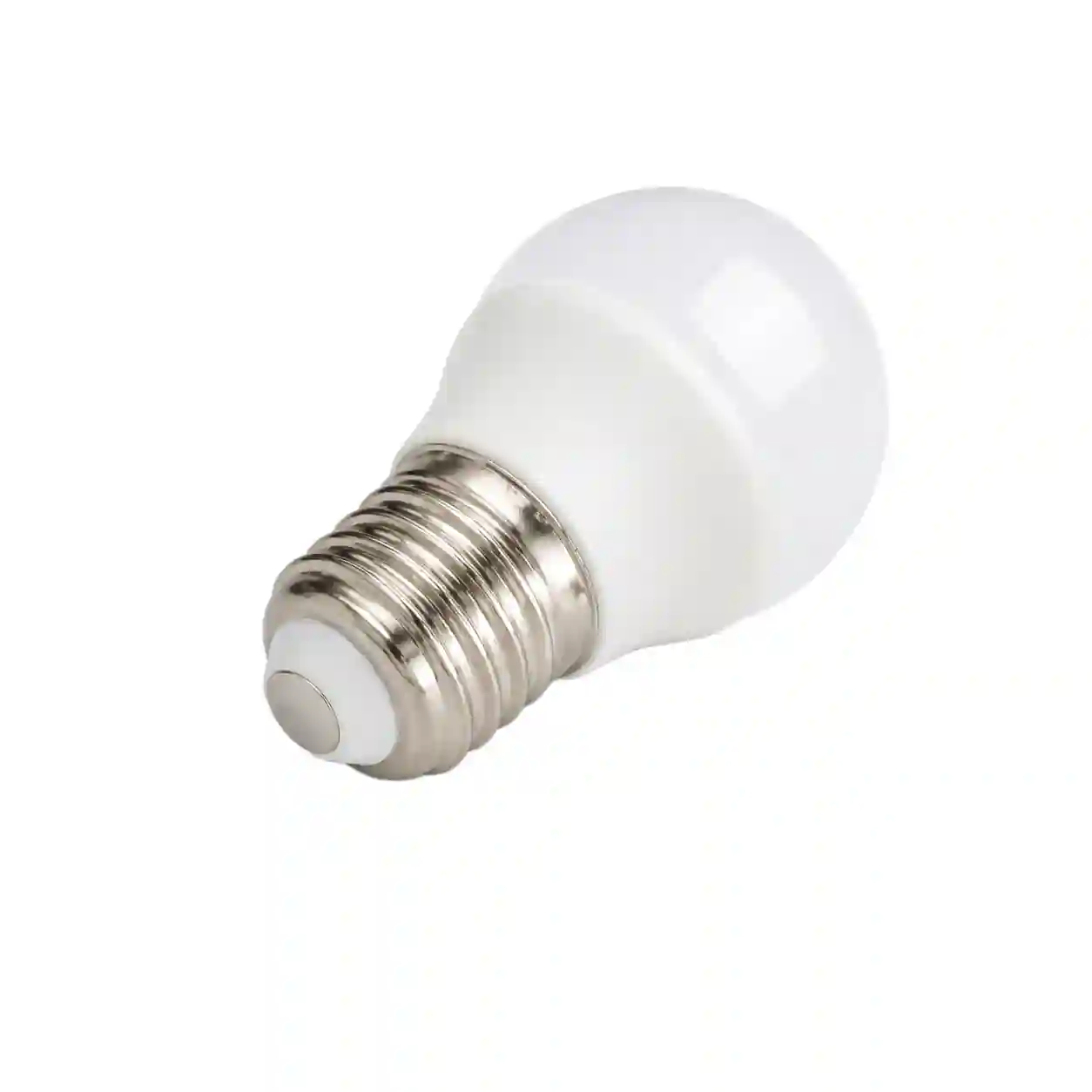 Zmenšená LED žárovka s baňkou G45 a velkou paticí E27